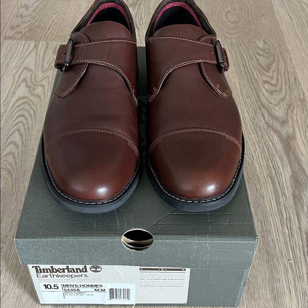 Timberland Dark Brown Leather Oxfords